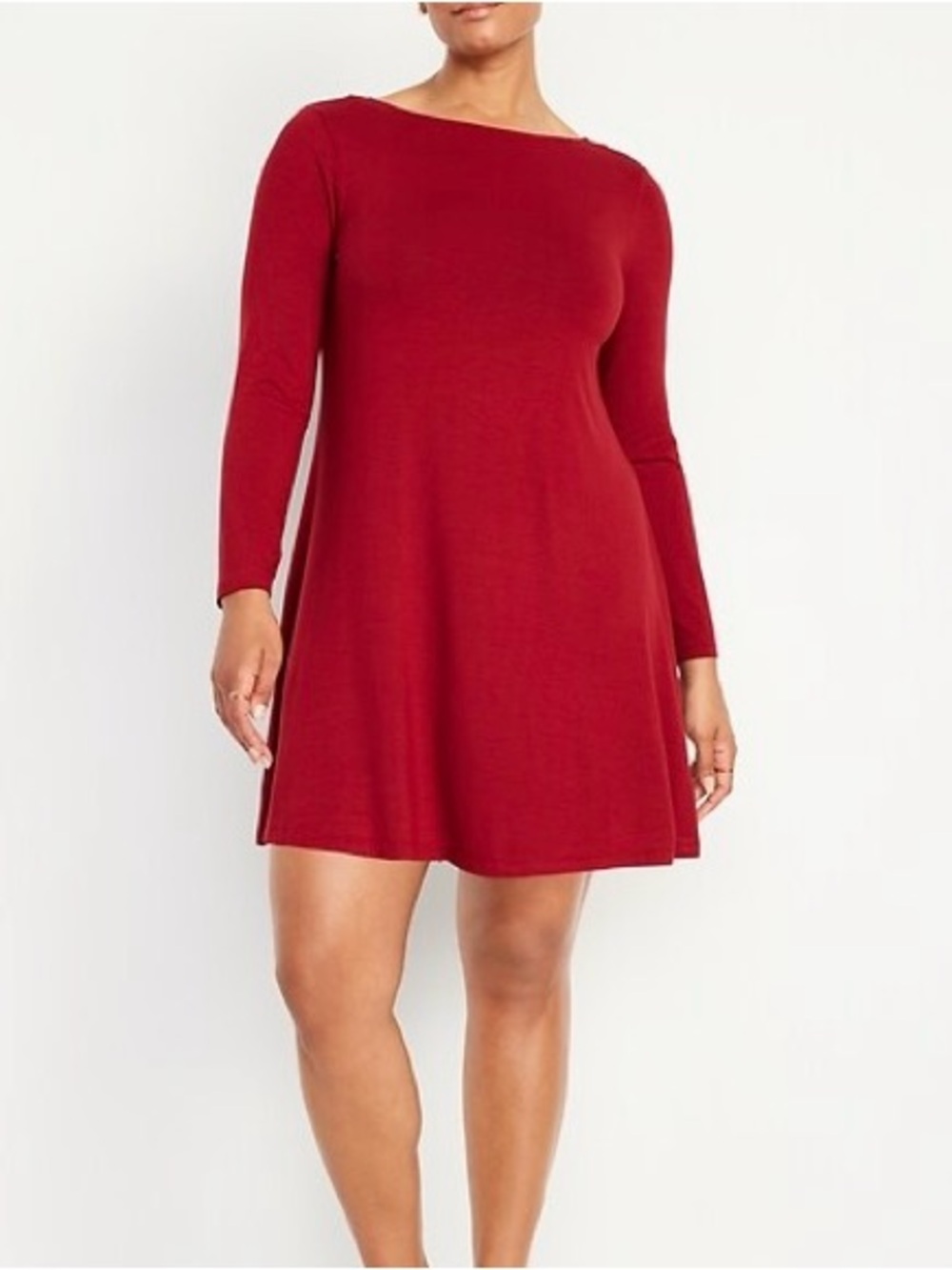 Old Navy Cherry Red Long Sleeve Tunic